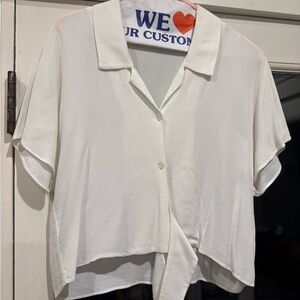 Wilfred Cream Button-Down Shirt